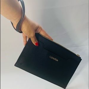 Calvin Klein leather Clutch /Wristlet